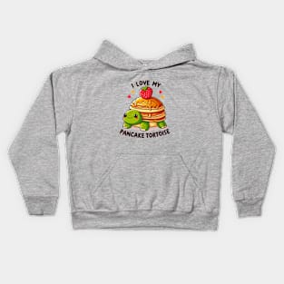 Pancake Tortoise Kids Hoodie